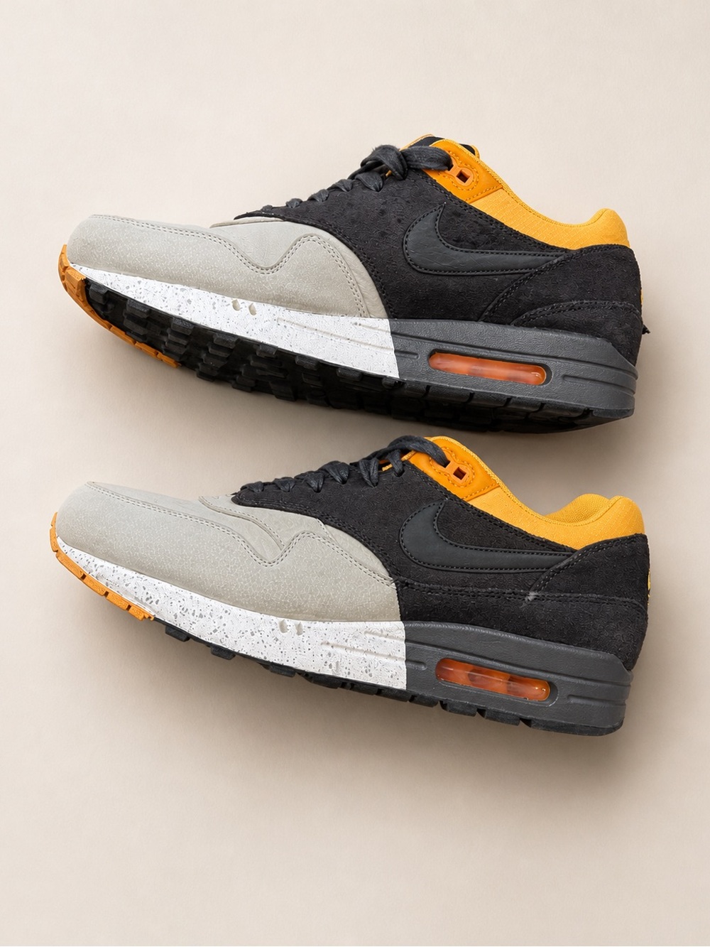 Nike Air Max 1 Premium- Pale Grey Charcoal  11.5M